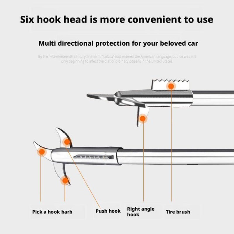 Car Tire Stones Remover Hooks,Car Tire Groove Tool Stone Cleaning Hook,Wheel Tread Stone Gravel Remover Tire Repair Accessories for Car Motor Bike Tire - Image 5